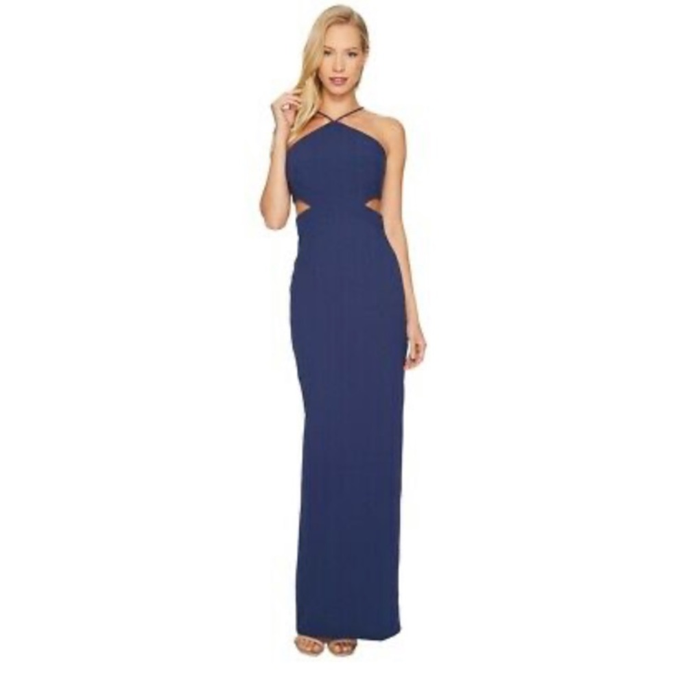 AIDAN MATTOX halter gown :)